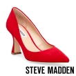 【STEVE MADDEN】NOTARY 絨布尖頭酒杯跟高跟鞋(紅色)