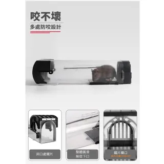 【ROYAL LIFE】鼠洞式自動關門捕鼠器(捕鼠器/驅鼠/陷阱/鼠籠/一觸即捕)