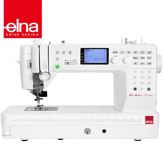 【瑞士elna】eXcellence 720PRO 電腦縫紉機