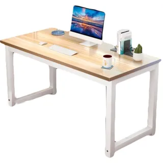 【ROYAL LIFE】全新升級款加厚加固鋼木辦公桌(加粗方管 鋼木辦公桌 工作桌 萬用桌 大桌面 特大款)