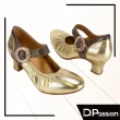 【D.Passion x 美佳莉舞鞋】45005 金羊皮 1.8吋(摩登鞋)