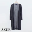 【AZUR】秋冬必備長版針織罩衫2色