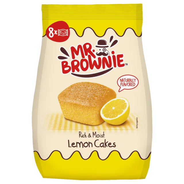 即期品【西班牙布朗尼先生】檸檬風味200g(賞味期限:2024/05/21)