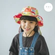 【w.p.c】日本Wpc. 兒童超輕量抗UV防曬+防雨透氣帽 護頸可收(W054 克拉拉花朵)