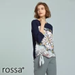【AZUR】ROSSA時尚波西米亞風圖騰綁結上衣-2色