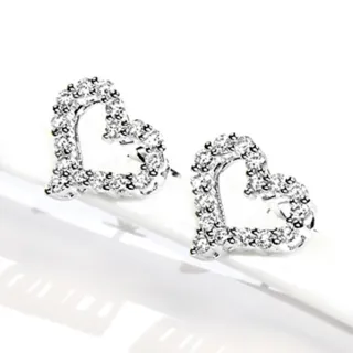 【禾美珠寶】0.8ct VS2 天然鑽石耳環SN898(PT950鉑金)