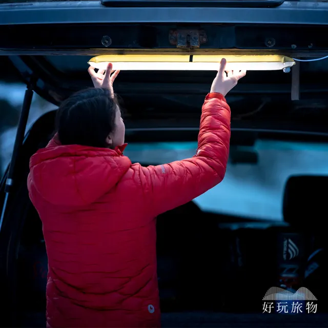 【好玩旅物】2入-大款85cm_戶外超輕量充氣式磁吸LED露營燈(登山野營防水照明燈 帳篷吊掛燈 USB充電)