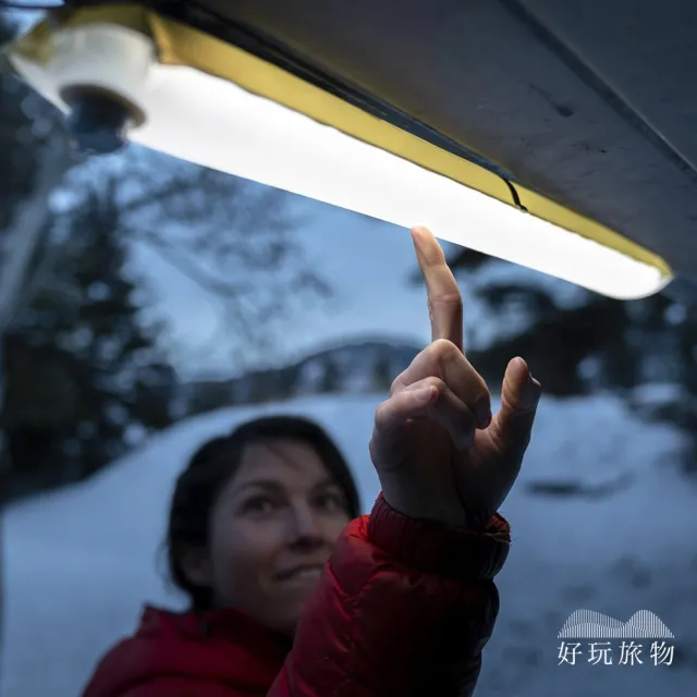 【好玩旅物】3入-小款65cm_戶外超輕量充氣式磁吸LED露營燈(登山野營防水照明燈 帳篷吊掛燈 USB充電)