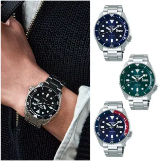 【SEIKO 精工】5 Sports系列水鬼機械錶鋼帶錶42.5mm原廠公司貨   禮物推薦 畢業禮物(5款可選)