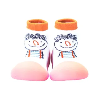 【BigToes】變色幼兒襪型學步鞋-木偶皮諾丘(防滑嬰兒鞋 寶寶襪鞋 防滑膠底鞋)