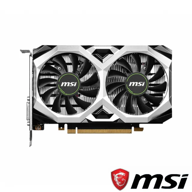 【MSI 微星】GeForce GTX 1630 VENTUS XS 4G OC 顯示卡