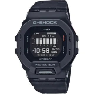 【CASIO 卡西歐】G-SHOCK 手機藍牙連線功能計步多功能運錶 禮物 開學(GBD-200-1/速)