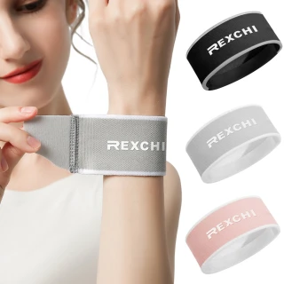 【Rexchi】擦汗吸汗可調整式運動腕帶 保護 腕帶 親膚透氣 穿戴舒適(跑步 戶外 健身 運動 手腕巾)