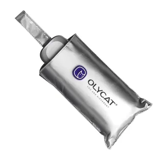 【OLYCAT】鏡面反射塗層 五折傘 輕巧 扁型設計 雨傘 陽傘 折疊傘(防紫外線晴雨兩用傘)