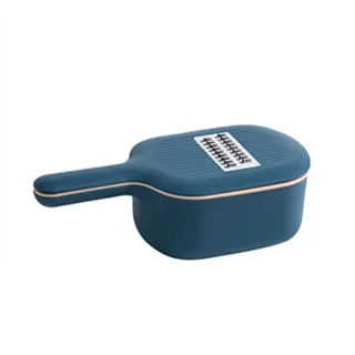 【小茉廚房】多功能 刨絲器 切片花 瀝水籃(刨刀x4 護手器x1)