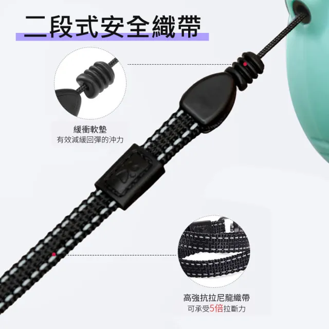 【美好寵商】DOGNESS多尼斯 靈動系列伸縮牽引繩_S號(彈力牽繩 伸縮牽引繩 寵物戶外用品)