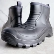 台製一體成型時尚短筒晴雨兩用防水靴(雨靴 登山靴 雨鞋)