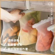 【仁舟淨塑】捲收矽密保鮮袋1000ml_雪酪白(食物袋/密封袋/收納袋)