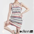 【Lockers 木櫃】夏季時尚編織吊帶連衣裙 L111080105(連衣裙)