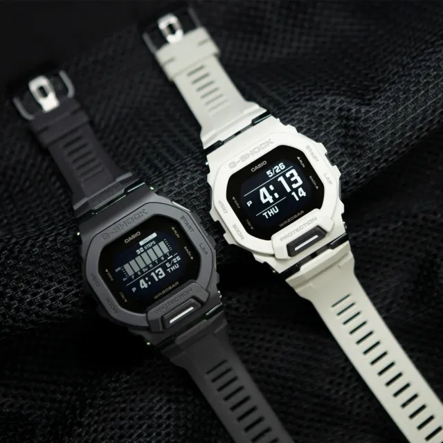 【CASIO 卡西歐】G-SHOCK 手機藍牙連線計步多功能運動錶 禮物 開學(GBD-200UU-1/速)