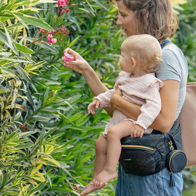 【美國Tushbaby】皮質腰凳包(快速穿戴 輕鬆帶娃出門去)