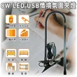 【明沛】8W LED USB情境氛圍夾燈(夾式設計-簡易安裝-USB供電-MP8099)