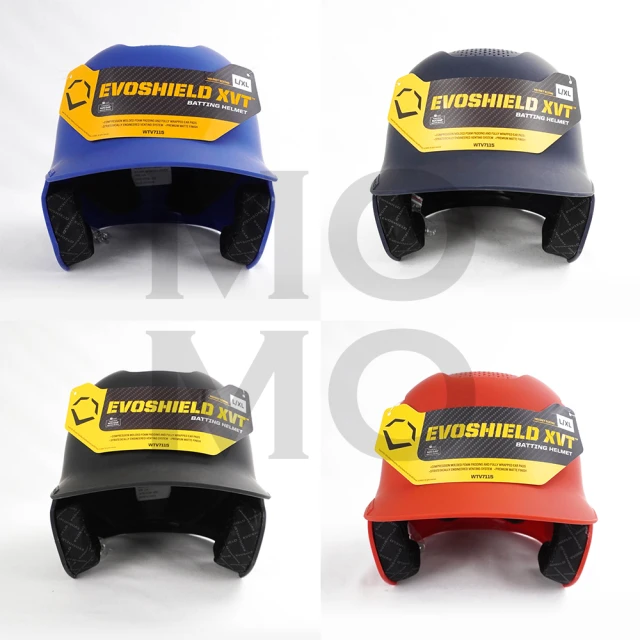 【LOUISVILLE】EVO XVT 打擊頭盔 硬式棒球 安全 防護 舒適 包覆 通風 不悶熱 霧面 黑(WTV7115BL)