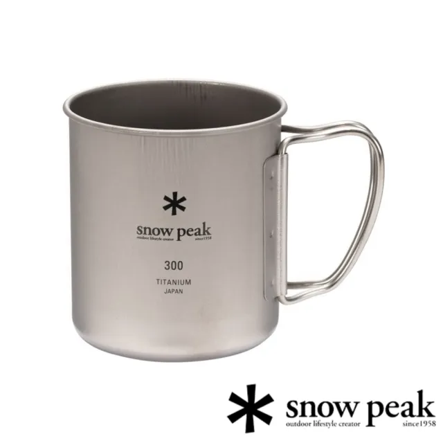 【Snow Peak】SP鈦金屬單層杯 300 MG-142(MG-142)