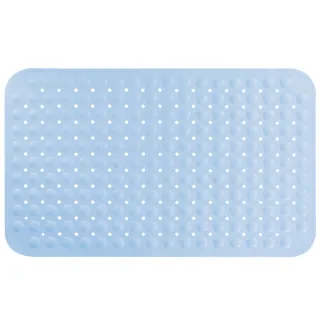 【Mega】加厚TPE親膚環保防滑墊 腳踏墊 38X70cm(防摔止滑 淋浴安全 浴缸墊 防滑地墊)