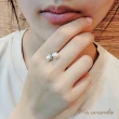 【焦糖小姐 Ms caramelo】925純銀 鋯石&貝珠 耳環(925純銀耳環)