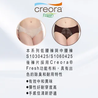 【Swear 思薇爾】撩波芙蓉光影系列M-XL蕾絲低腰三角女內褲(栗子棕)