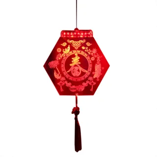 【iSFun】迎新福到＊新春過年中國結喜氣掛串燈(居家佈置/春聯)