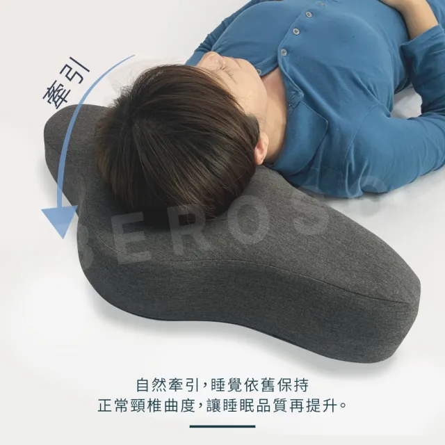 【Beroso 倍麗森】優扶護頸記憶枕頭-男款B45-2(好眠枕 益眠機能枕 寢具 支撐頸部)