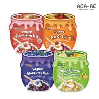 【韓國AGA-AE】益生菌寶寶優格球(草莓/藍莓/綜合ABC/香蕉南瓜)