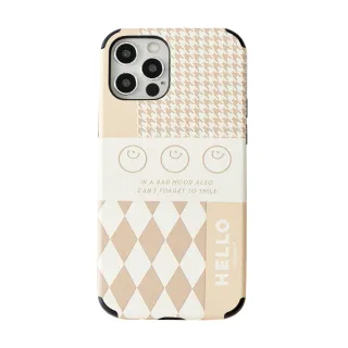 【TOYSELECT】iPhone 12 Pro Max 6.7吋 Smilie冬日毛衣格紋防摔iPhone手機殼