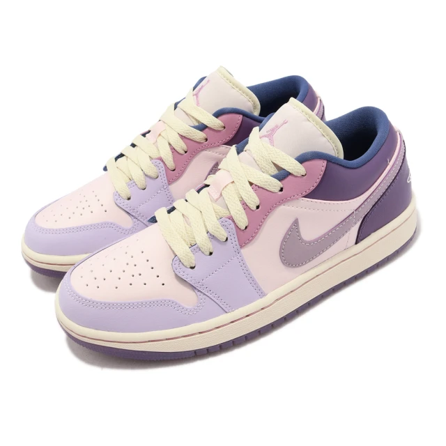 NIKE 耐吉 休閒鞋 Wmns Air Jordan 1 女鞋 男鞋 紫 粉紅 莓果 Pastel(DZ2768-651)