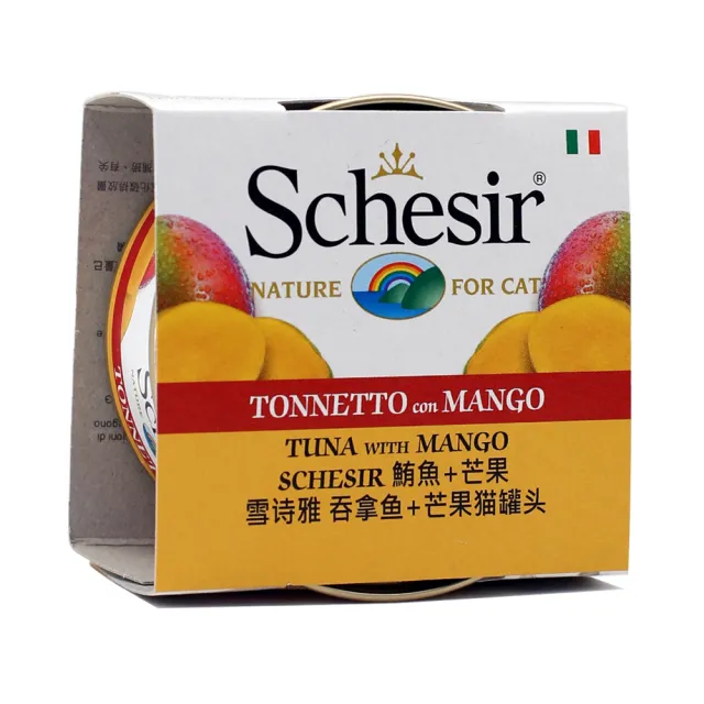 【Schesir 雪詩雅】水果貓咪點心罐75g*28入(貓副食罐/貓咪罐頭)