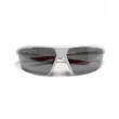 【NIKE 耐吉】太陽眼鏡 Gale Force AF 男女款 白 半框 墨鏡 防滑 防霧 運動 蔡司(DC2910-100)