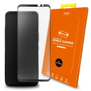 【hoda】ASUS Rog Phone 7/6/5 系列 霧面磨砂手遊專用滿版玻璃保護貼(共用款)