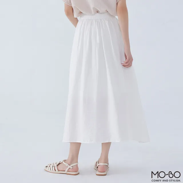 【MO-BO】法式浪漫鈕扣傘擺裙(裙子)