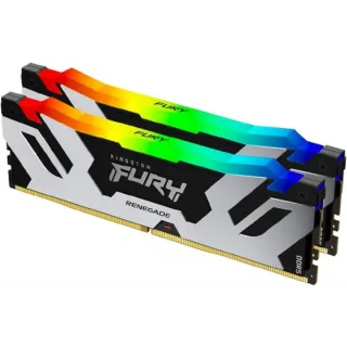 【Kingston 金士頓】FURY Renegade RGB DDR5 6400 32GB (16GB x2) PC 記憶體 (KF564C32RSAK2-32) *超頻