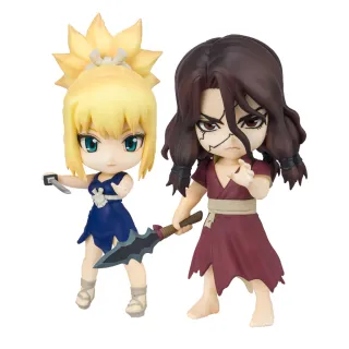 【BANDAI 萬代】Figuarts mini Dr.STONE 新石紀 琥珀 獅子王司 兩款一組(代理)
