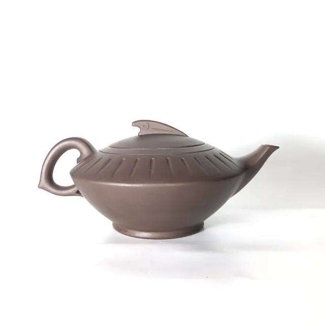 【創藝工坊】陶靈壺 正高級工藝美術師 鮑正蘭(280cc 紫砂收藏 正宜興美品)