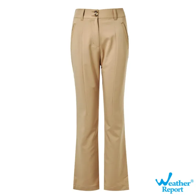【Weather Report】彈性女休閒長褲 / 卡其(WM2202-02)