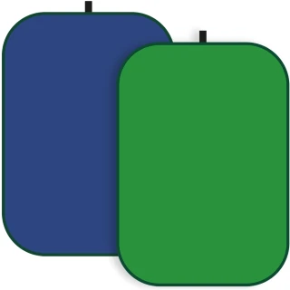 【CAXXA】藍綠雙色綠幕 150x200cm(直播/線上會議/遠距教學/主播/網紅/背景)