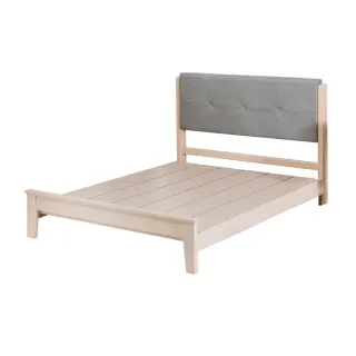 【麗得傢居】原野6尺實木貓抓皮床架雙人加大床架床組(台灣製)