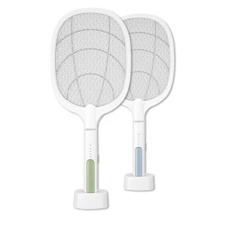 【LIBERTY】LY-8002ZA 二合一 座充式 電蚊拍 捕蚊拍(捕蚊燈 充電式 雙色隨機出貨)