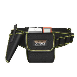 【AIRAJ】加厚耐磨工具腰包 腰袋 水電工具袋 B-OBBED(帆布腰包 工具收納 維修袋 腰掛包)