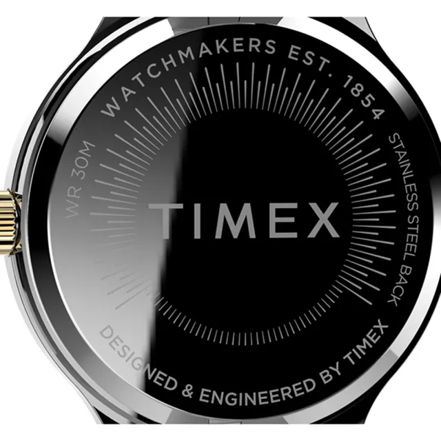 【TIMEX】天美時 風格系列 星光手錶(金x銀 TXTW2V23500)