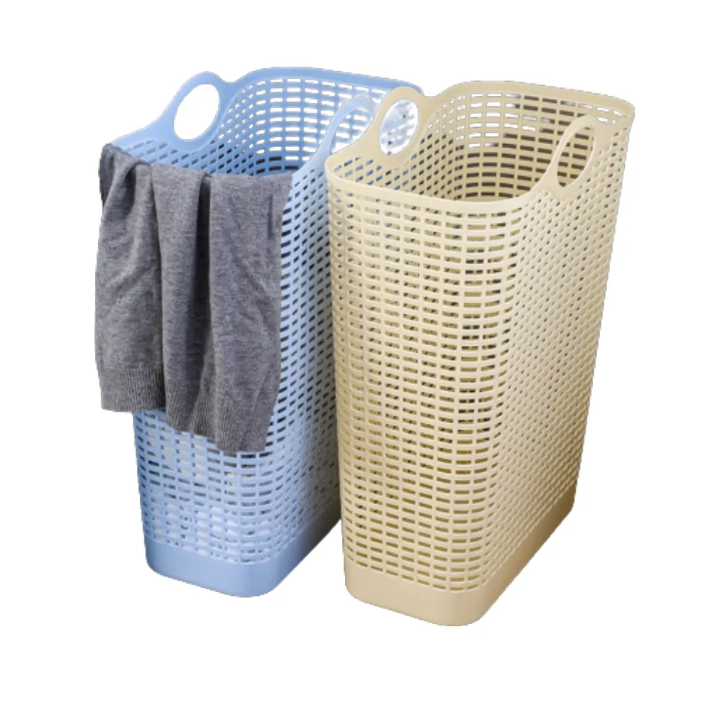【MGSHOP】方形加高大容量髒衣籃洗衣籃收納籃(夾縫收納)